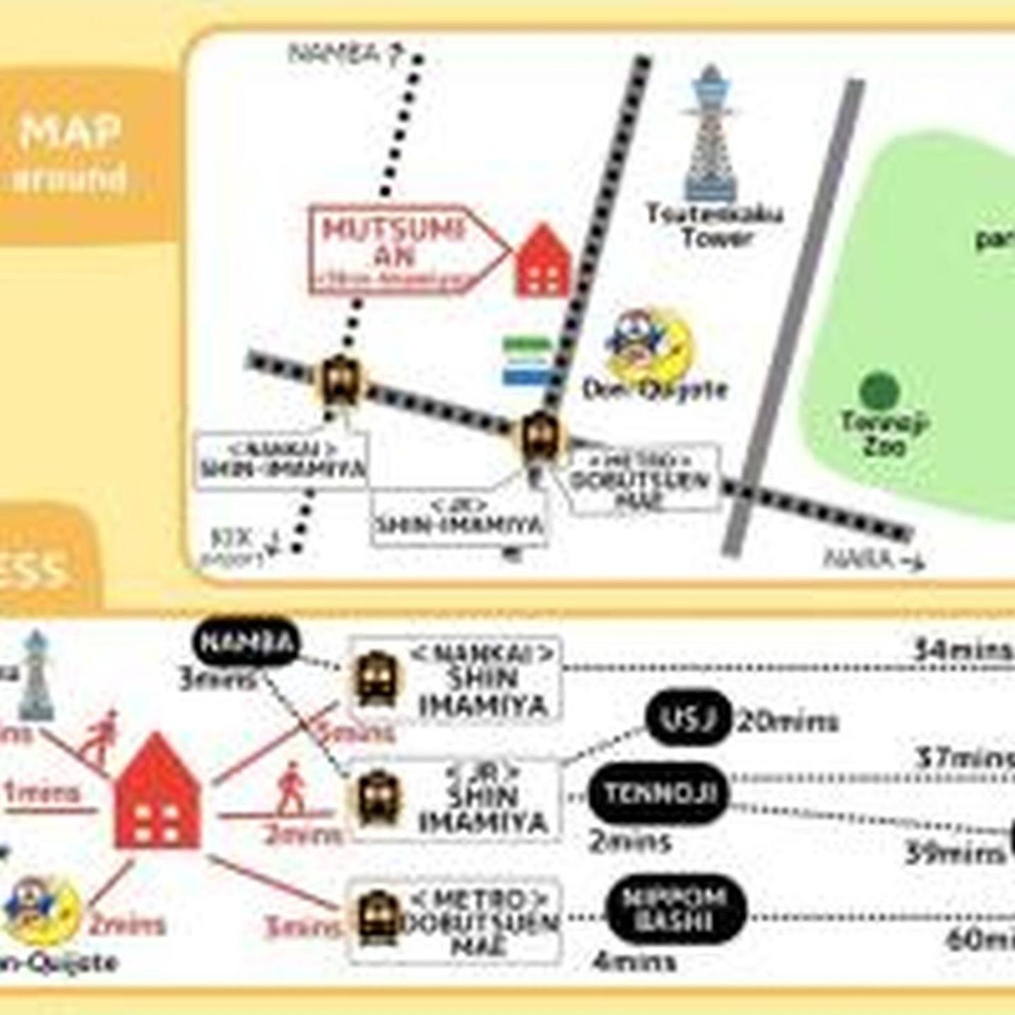 むつみ庵新今宮602 Apartamento Osaka